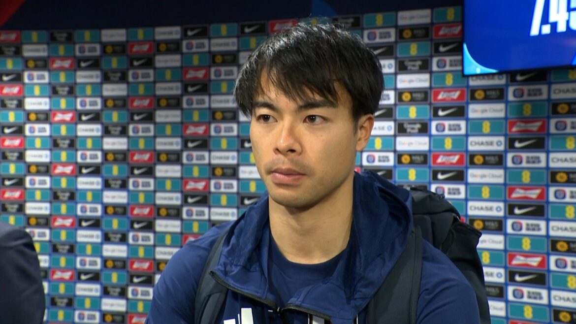 [Defeat England completely away]Kaoru Mitoma, who is active in the Premier League, hits the final shot! Completely blockaded defensive midfielder Kaishu Sano and striker Kiyo Ueda | Immediate interview after the match | Japan national soccer team tour to England