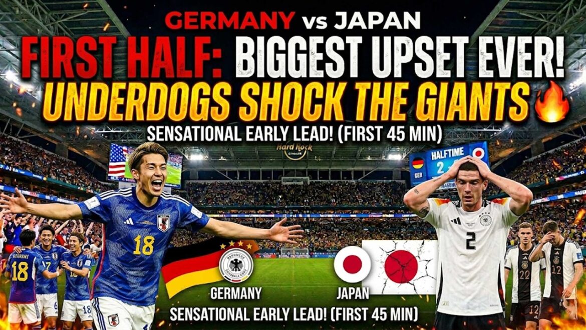 🔥 Germany vs Japan First Half | One of the Biggest Upsets Ever, Underdogs Shock the Giants