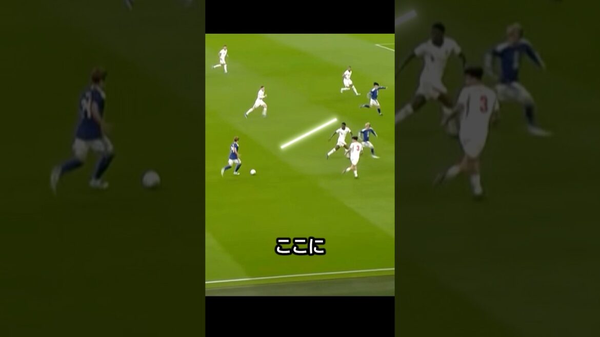 It's a threat! The day when the Japanese national soccer team posed a threat to England with the combined efforts of Kodai Sano, Junya Ito, and Kiyo Ueda! #soccer