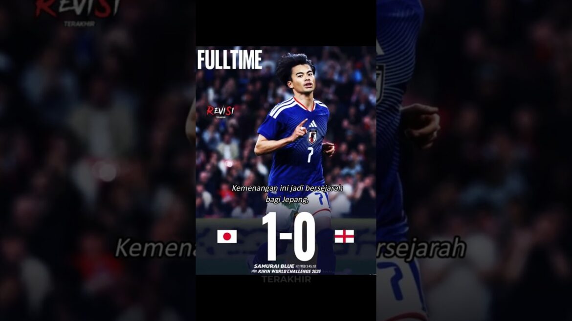 Japan achieved its first victory over England in history 😳🤯