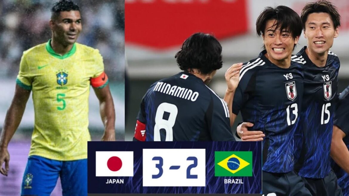 Japan Comeback To Win || Highlight japan 3-2 Brazil all goals Friendly Match 2026 #football