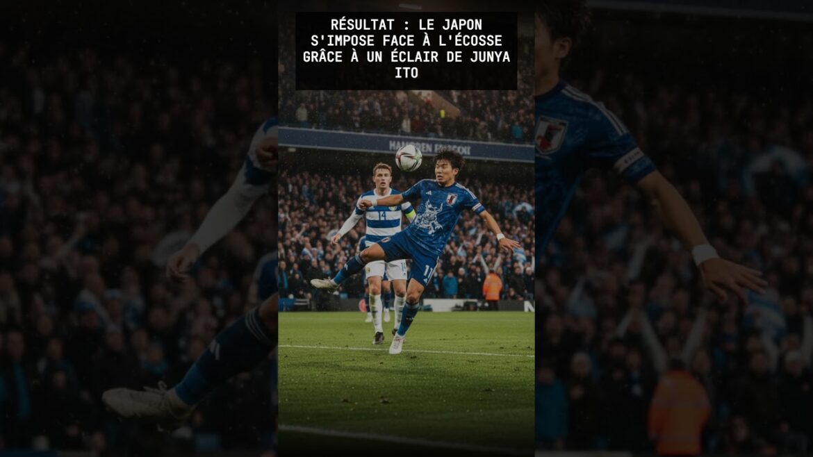 JAPAN vs SCOTLAND (1-0): The GENIUS of Junya Ito strikes again! 🇯🇵