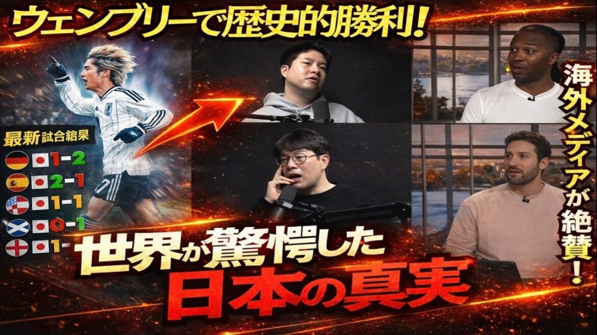 [What happened? ]The Japanese national team's great performance at Wembley: Why is it being praised as "enviable" from overseas?[Reactions from overseas]