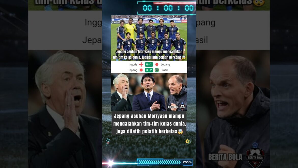 Moriyasu's Japan was able to beat world class teams, and was also coached by a classy coach🤯