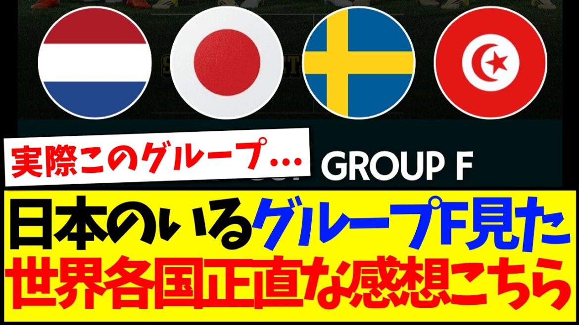 [Reactions from overseas]Here are the real impressions from countries around the world who watched Group F with Japan lol