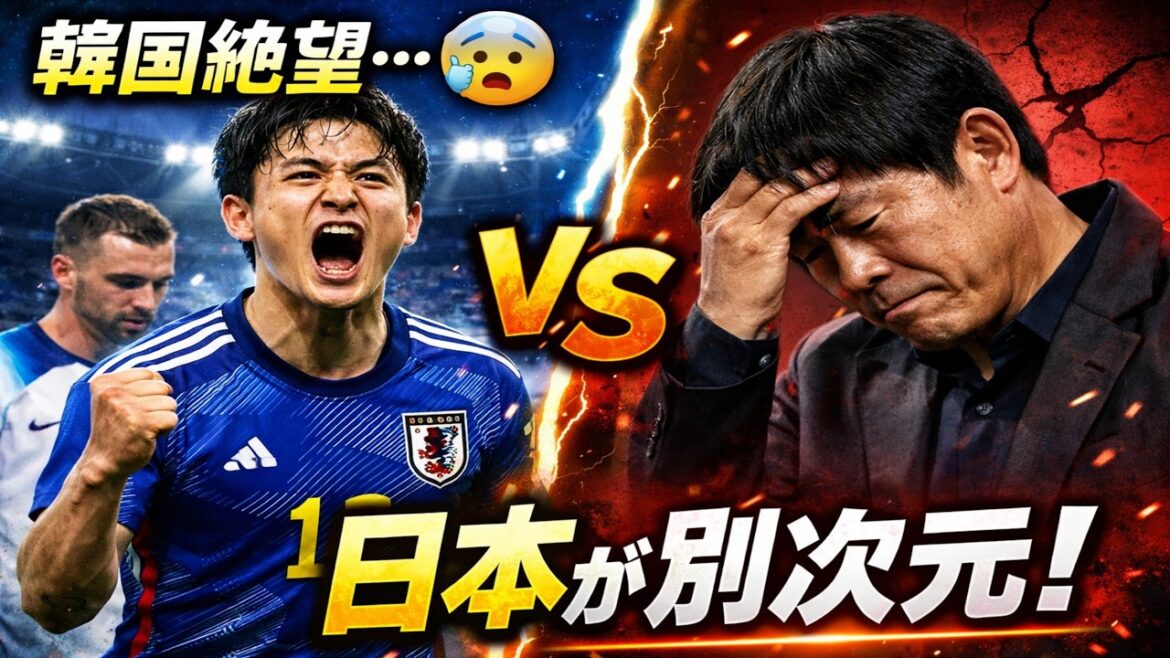 "[Korea's uproar]``It's on a different level than Japan...'' Shocked by Moriyasu Japan's defeat of England! Despair over the gap with their own country, who have lost consecutive games without scoring... Talks of manager being fired have surfaced[Reactions from overseas]