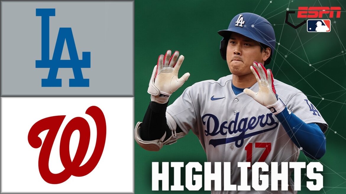 SHOHEI OHTANI GOES YARD 💪 LA Dodgers vs. Washington Nationals | Full Game Highlights | ESPN MLB