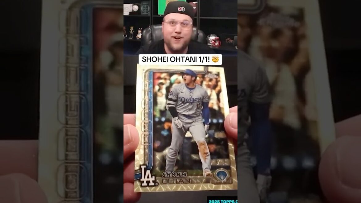 SHOHEI OHTANI 1/1 TRADING CARD!! 🤯 SHOHEI OHTANI 1/1 TRADING CARD!! 🤯