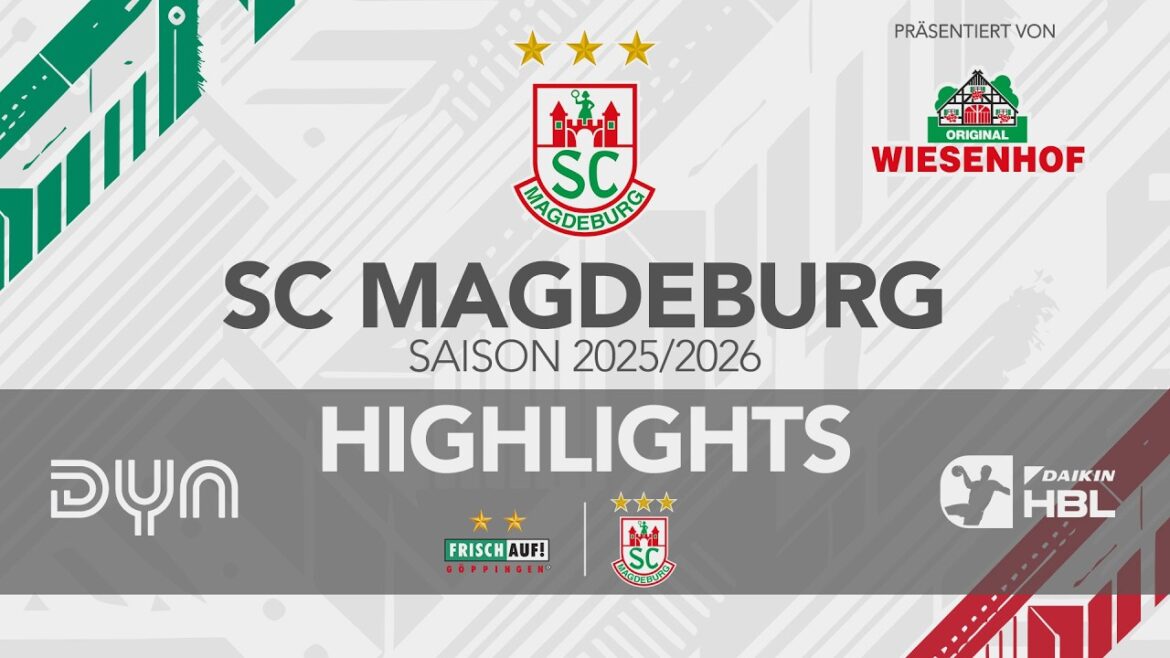 Highlights: Fresh up! Göppingen vs. SC Magdeburg | DAIKIN HBL | 27th matchday 25/26 |