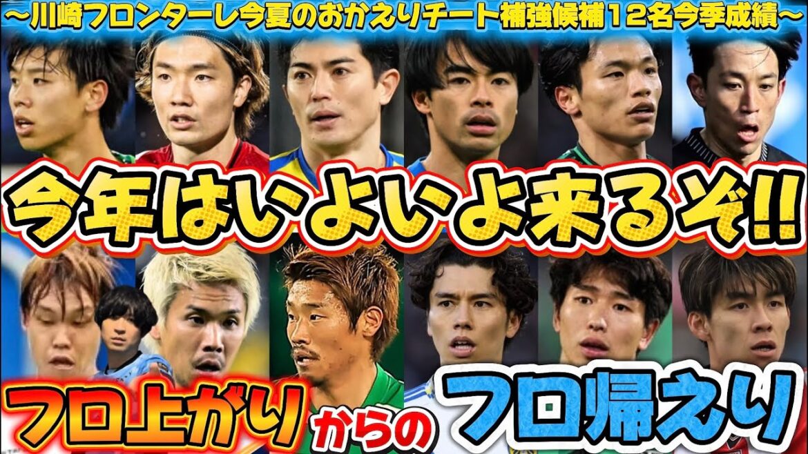 This season is finally here! ! Japan representative level cheat reinforcement realized! Who is the one who returns from the floor after leaving the floor? ?[Kawasaki Frontale]