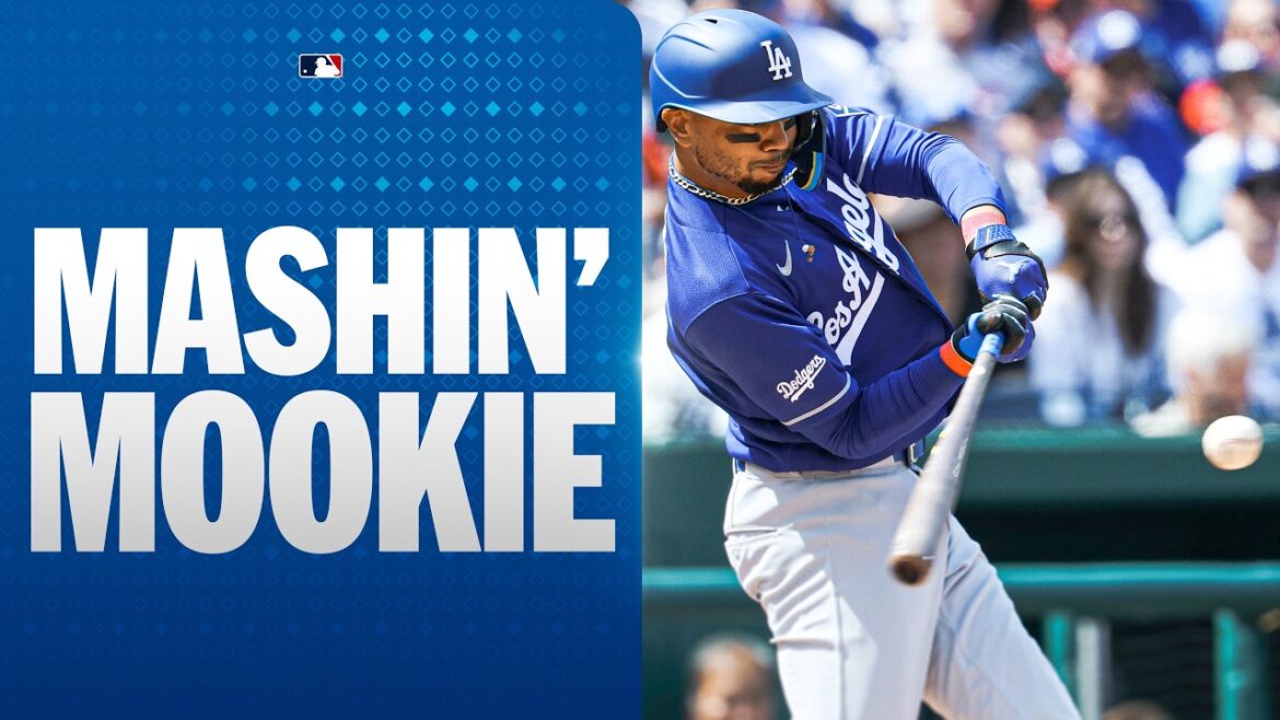 Mookie Betts gives the Dodgers a lead after depositing a 2-run homer! 🪄 | MLB Highlights