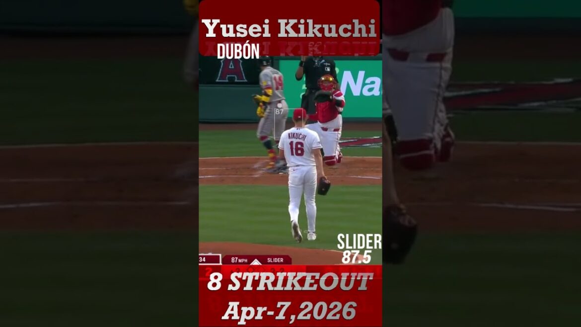 [`8K each time]#Yusei Kikuchi 5 innings, 4 runs allowed, 2nd loss #mlb #Major League