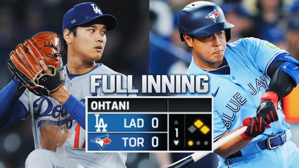 FULL 1st INNING: Shohei Ohtani works out of a jam vs. Kazuma Okamoto & the Blue Jays | Shohei Ohtani Highlights FULL 1st INNING: Shohei Ohtani works out of a jam vs. Kazuma Okamoto & the Blue Jays | Shohei Ohtani Highlights