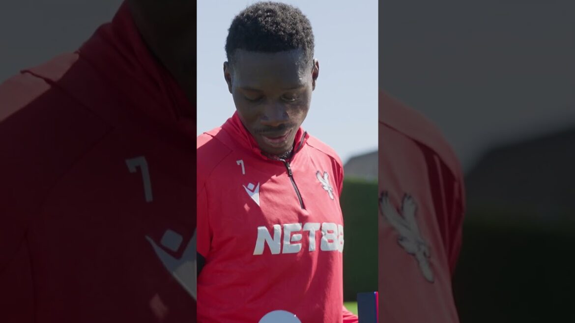 Ismaïla Sarr with the GOTM AND POTM  #crystalpalace