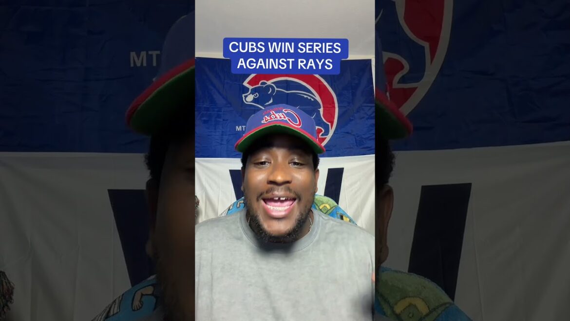 CUBS WIN THE SERIES AGAINST THE RAYS!