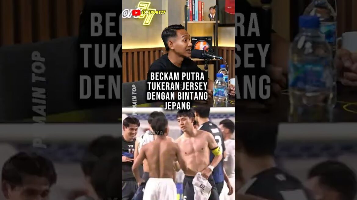 Rare moment‼️Beckham gets an Endo jersey!