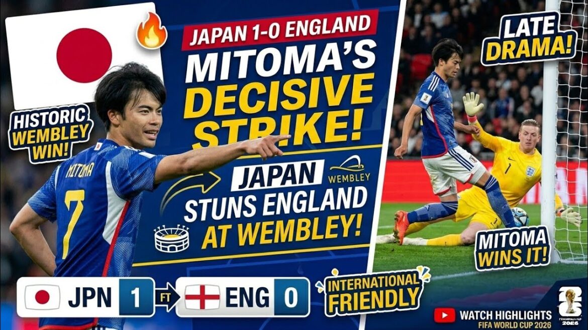 Japan 1-0 England ⚽ Mitoma  Goal | Match Highlights