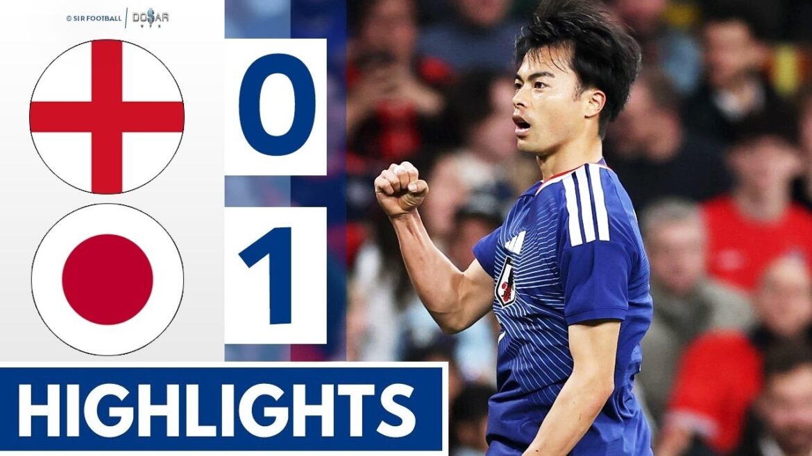 England vs Japan 0-1 - Highlights & Goals - Kaoru Mitoma Goal
