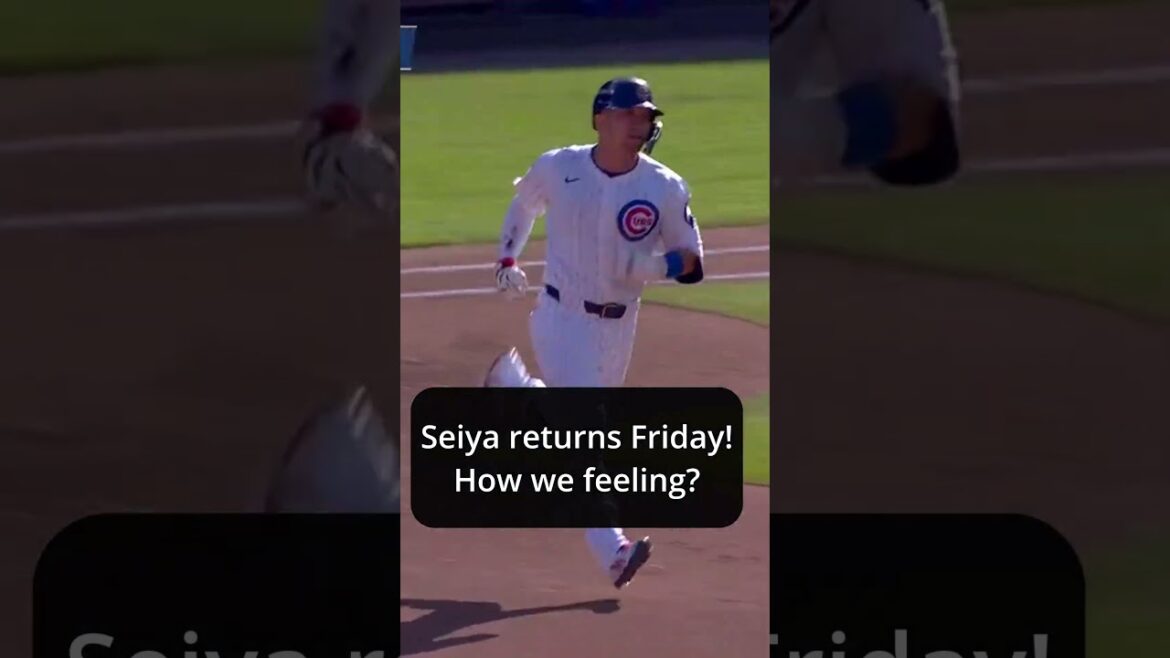 He’s BACK. Wrigley is ready. 🐻⬇️Suzuki #cubs #mlb #chicagocubs He's BACK. Wrigley is ready. 🐻⬇️Suzuki #cubs #mlb #chicagocubs