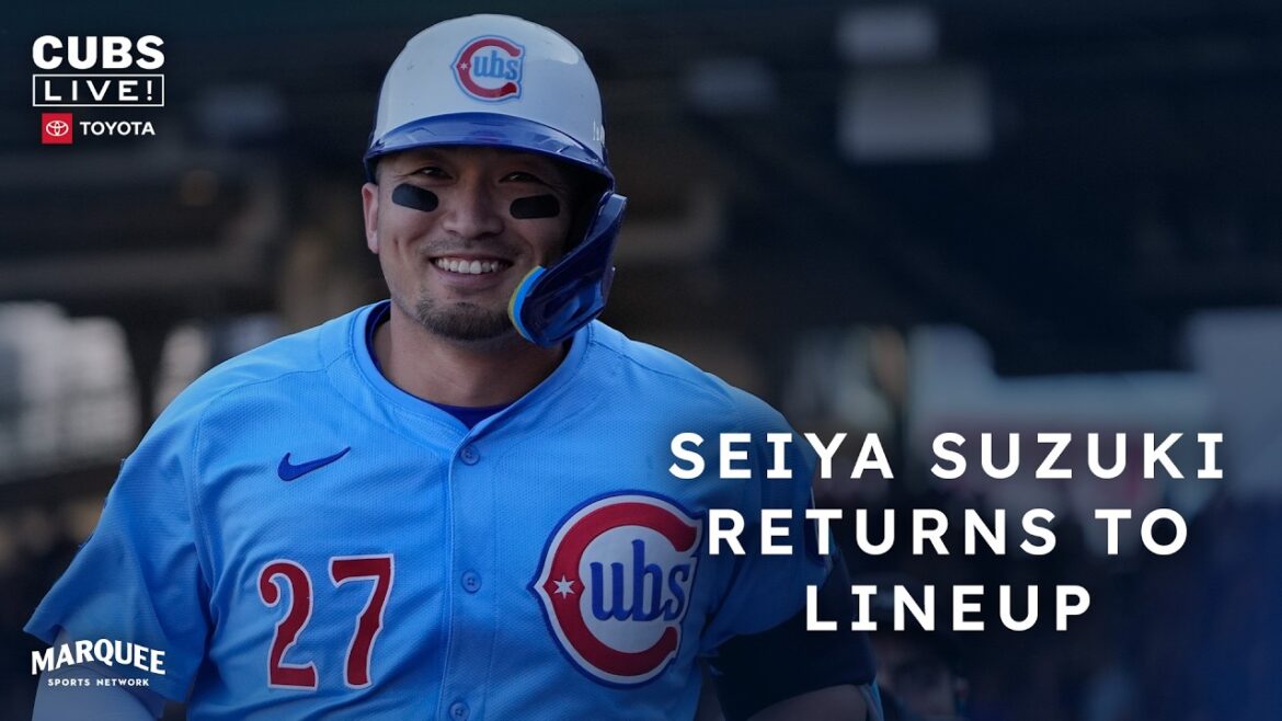 Cubs activate outfielder Seiya Suzuki off 10-day IL | Cubs Live! | Marquee Sports Network