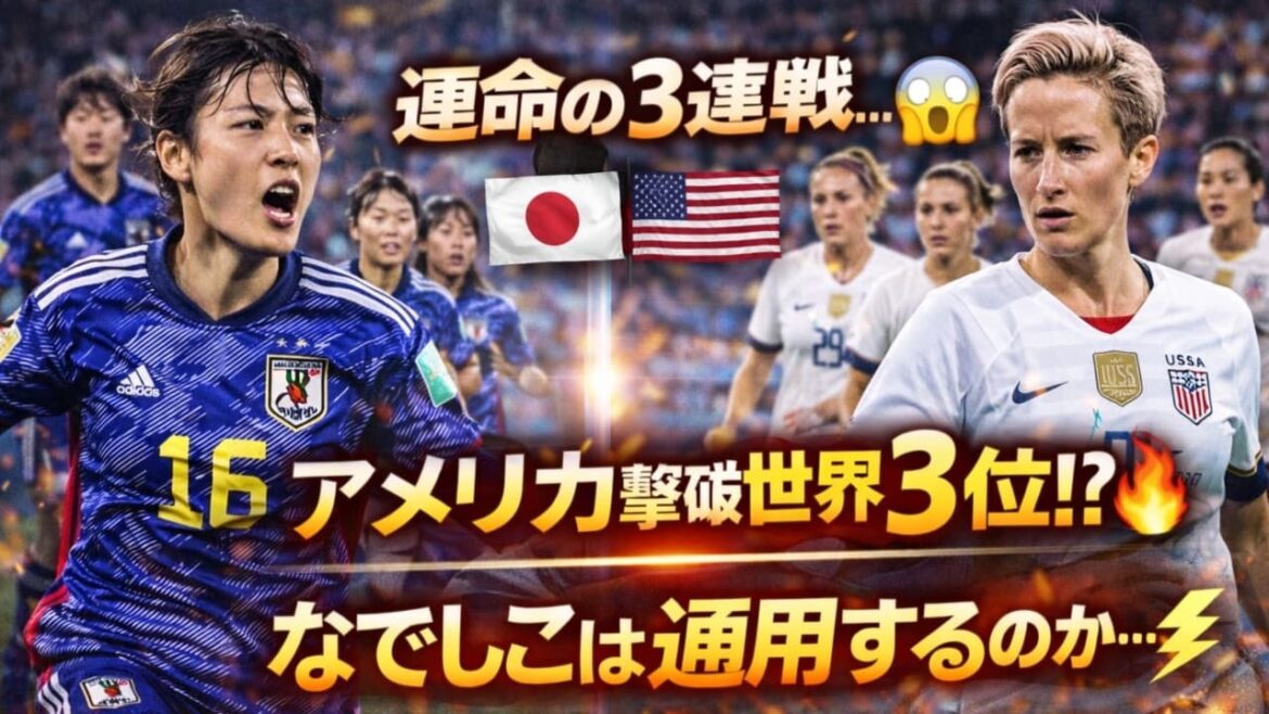 [Three consecutive battles of fate]Will Nadeshiko really be successful? Scenario of rising to 3rd place in the world by defeating America