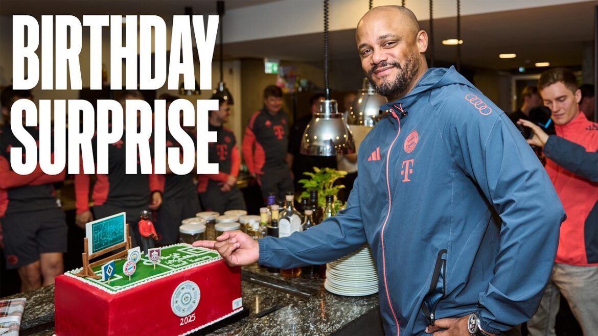 A Special 40th Birthday Surprise for Vincent Kompany 🎁