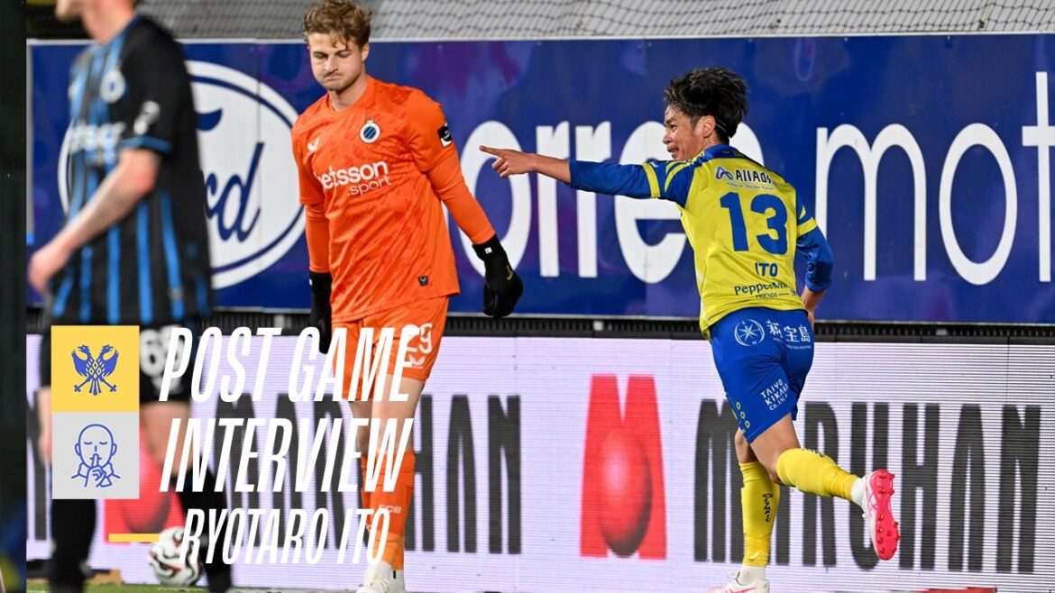 [Sint-Truiden]First goal in 6 games is Ryotaro Ito's opening goal Post-match interview