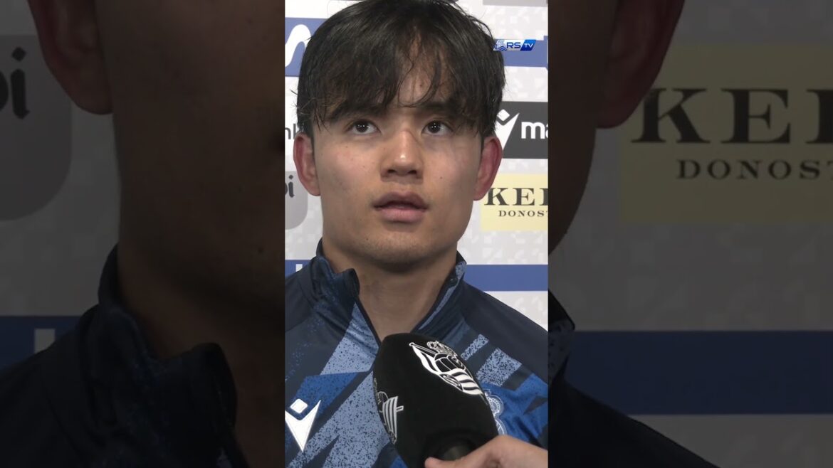 Takefusa Kubo talks about his enthusiasm for the Copa del Rey final