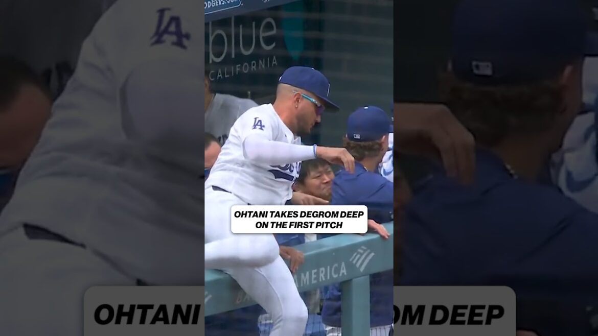 Ohtani hits LEADOFF HR Back-To-Back Games 🤯 #shoheiohtani #Dodgers #homerun #baseball