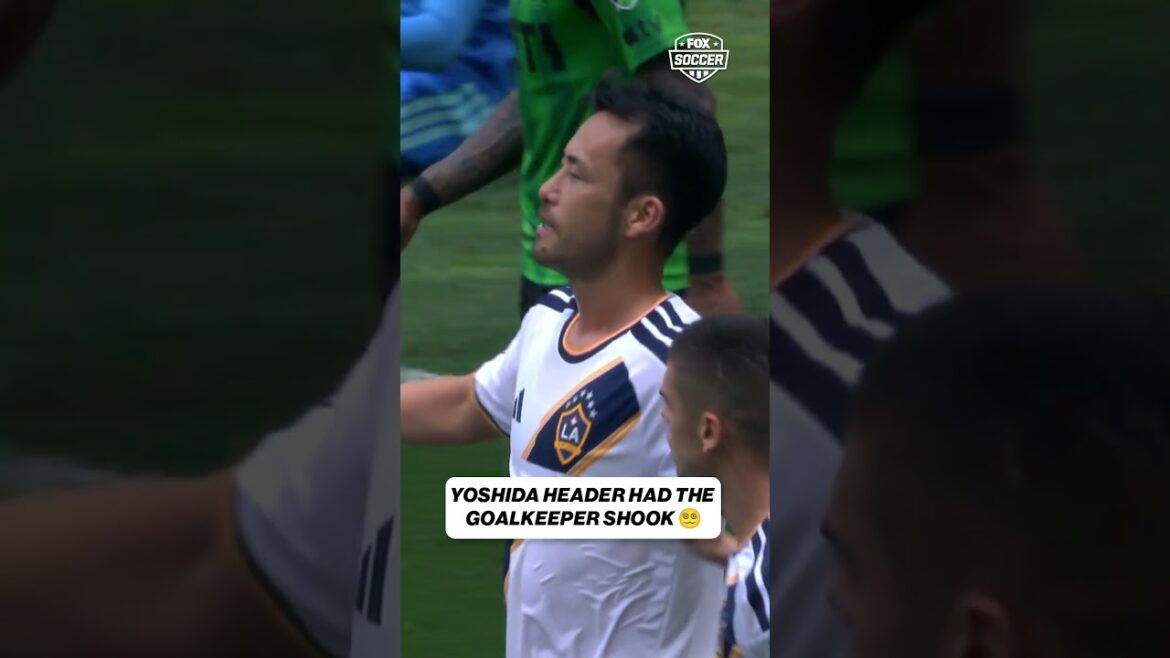 Yoshida header puts LA on the board first 😤 #soccer #MLS #goal