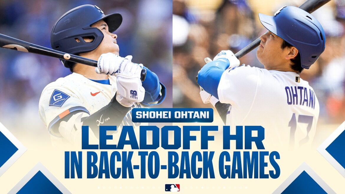 Shohei Ohtani hit leadoff homers for the Dodgers in BACK-TO-BACK GAMES! | MLB Highlights Shohei Ohtani Highlights