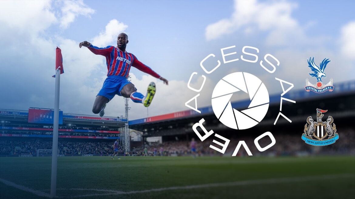 PALACE COMEBACK PITCHSIDE ⏱️ Access All Over: Newcastle ⚫️⚪️ PALACE COMEBACK PITCHSIDE ⏱️ Access All Over: Newcastle ⚫️⚪️