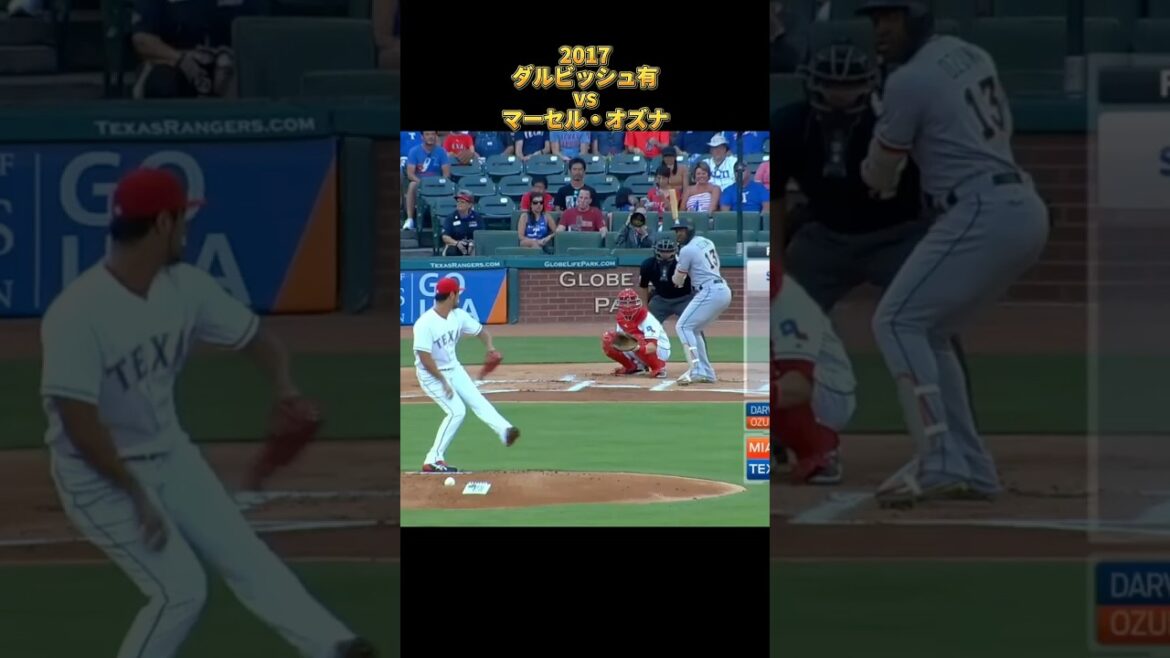 [Yu Darvish]vs Marcell Ozuna 2017 All pitches Los Angeles Dodgers Yu Darvish Dodgers Marcell Ozuna #shorts