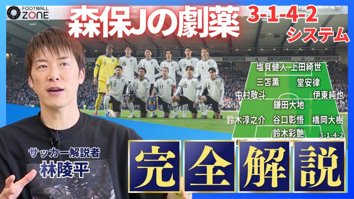 [Ryohei Hayashi's tactical analysis]"It's not a simple story" The true nature of Moriyasu J's powerful drug "3-1-4-2"...Aren't you addicted to defense? “Light and shadow” of a super offensive lineup