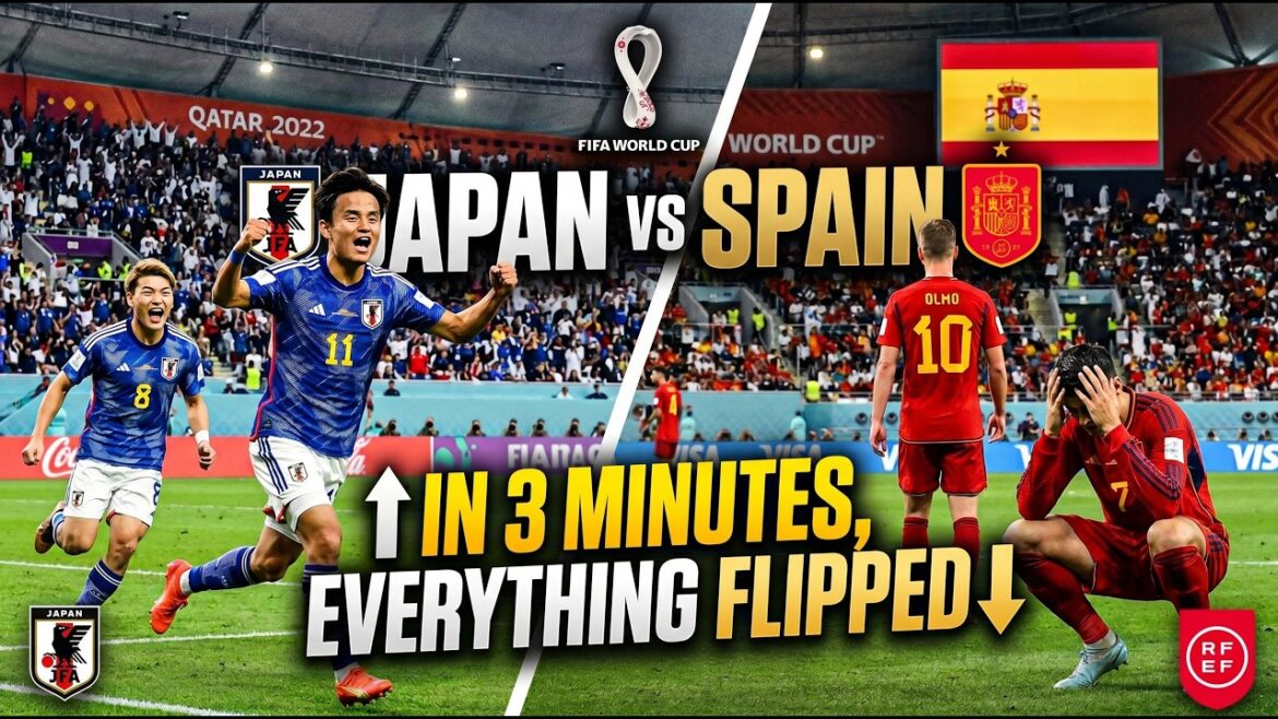 🔴 Japan vs Spain | In 3 Minutes, Everything Flipped