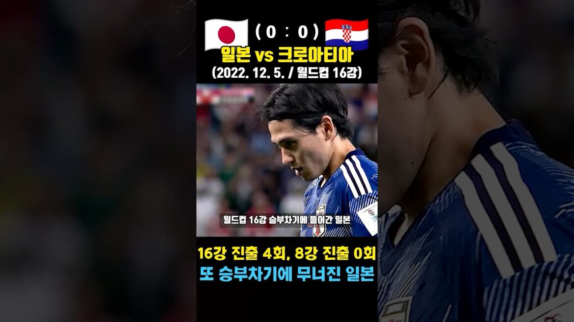 The legendary penalty shootout that thwarted Japan's World Cup quarterfinals again (Japan vs. Croatia / December 5, 2022 / World Cup Round of 16)