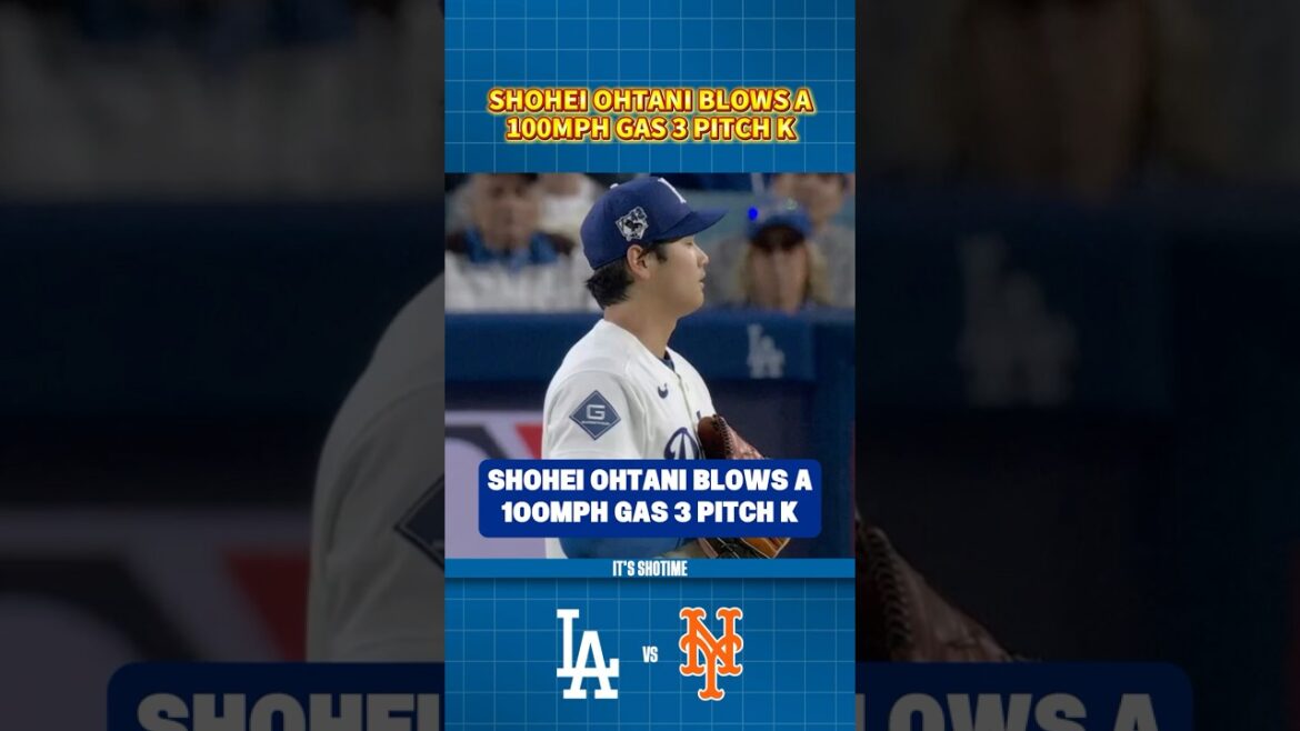 Shohei Ohtani Blows A 100MPH Gas 3-Pitch Strikeout