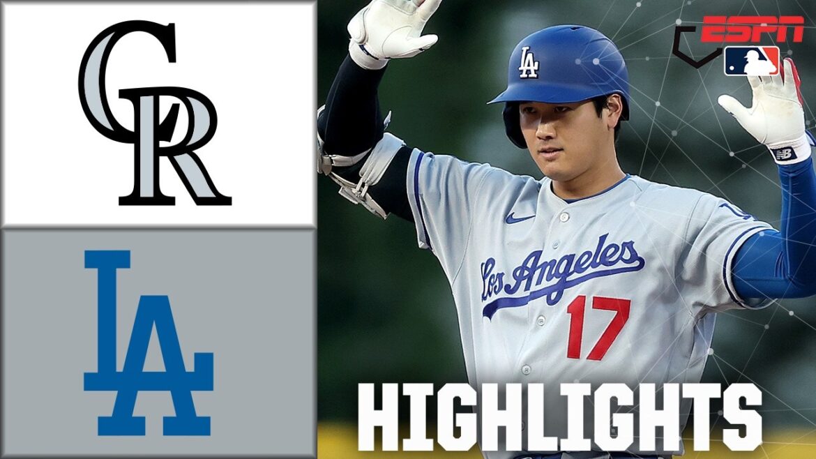 SHOHEI STREAK CONTINUES 🤩 Los Angeles Dodgers vs. Colorado Rockies | Full Game Highlights | ESPN MLB