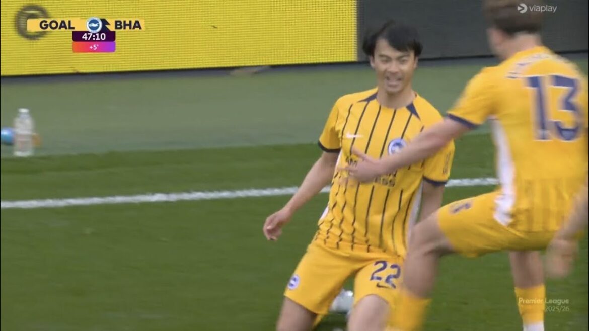 KAORU MITOMA UNREAL GOAL vs Tottenham 🤯🔥 | Goal of the Season?!