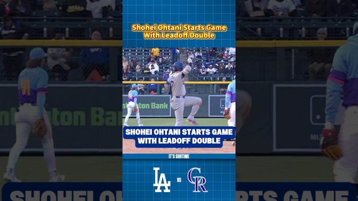 Shohei Ohtani Starts Game With Leadoff Double