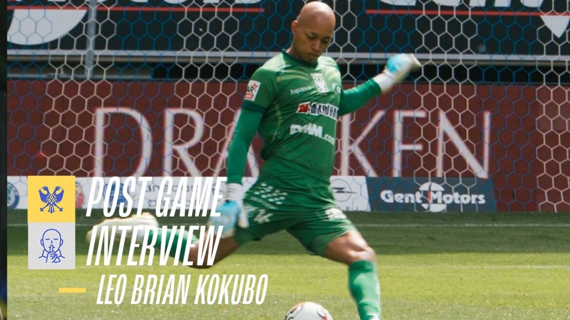 [Sint-Truiden]Reo Kokubo Bryan, who contributed to the first clean sheet in Playoff 1, post-match interview