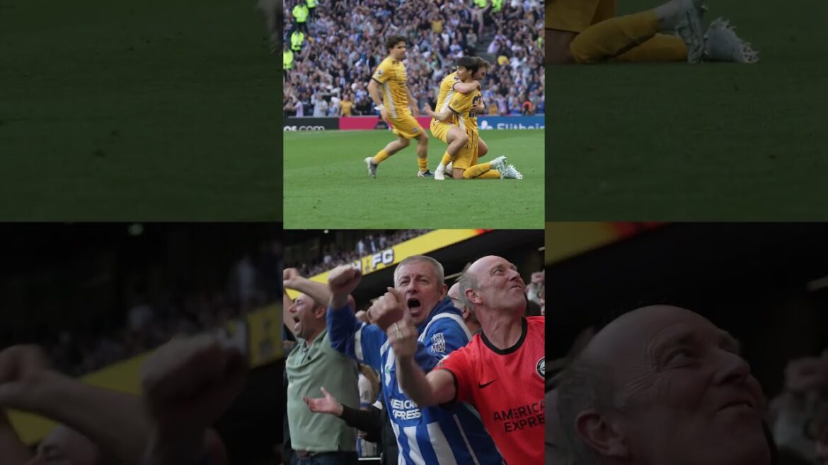 Fans REACT to Mitoma's sensational volley 🫨