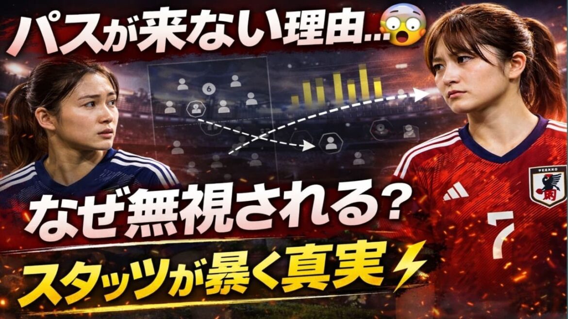 [Question]Why passes are not coming from Yui Hasegawa to Moeko Tanigawa...The truth shown by the stats