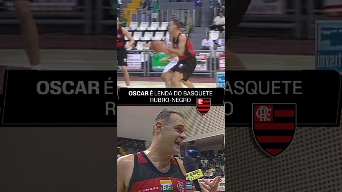 Oscar Schmidt: One of the greatest idols in the history of Flamengo basketball! 🔴⚫