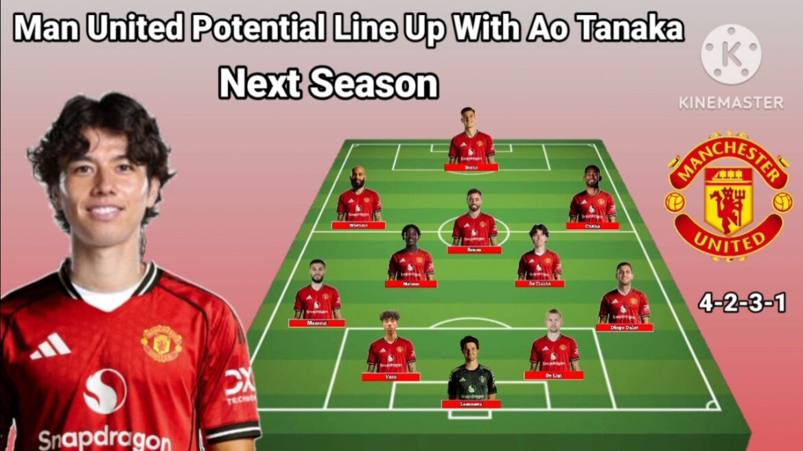 Manchester United Potential Line Up With Ao Tanaka Next Season