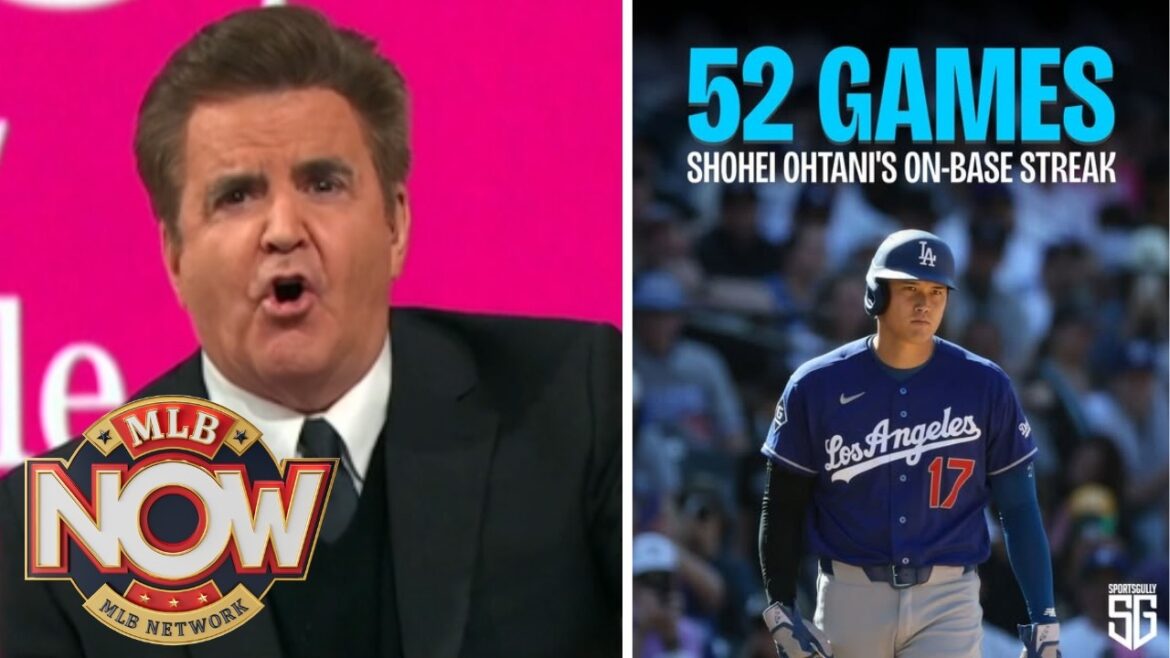 MLB NOW | "He's GOAT of MLB" - Brian Kenny STUNNED Shohei Ohtani's 52 Games On-Base Streak