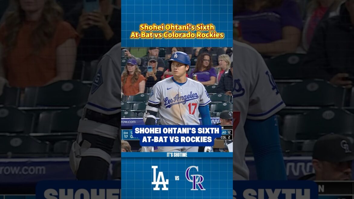 Shohei Ohtani's Sixth At-Bat VS Rockies Game 4