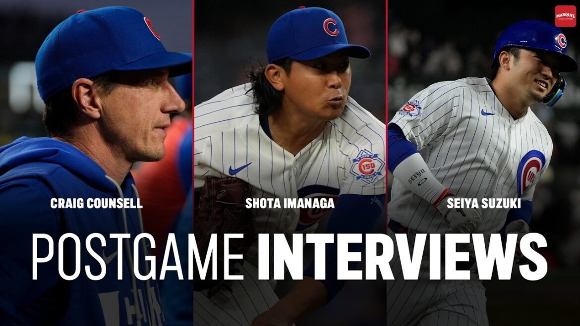 Postgame Interviews: Craig Counsell, Shota Imanaga, and Seiya Suzuki