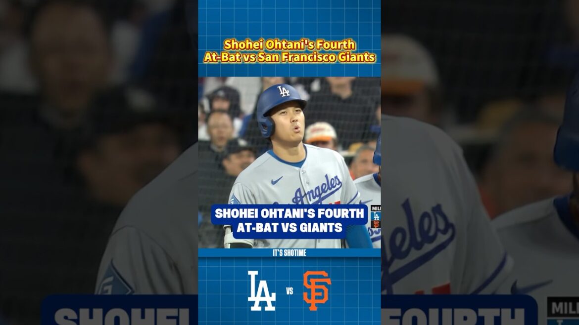 Shohei Ohtani's Fourth At-Bat VS Giants Game 1