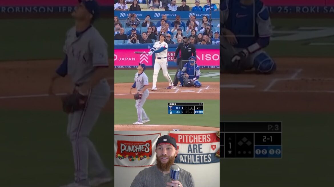 Jack Leiter vs Shohei Ohtani 🫣 #baseball #mlb